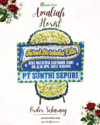 Papan Bunga Duka di Wosak