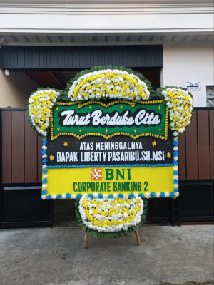 Papan Bunga Duka di Wosak