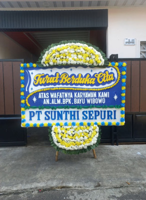 Papan Bunga Duka di Wosak