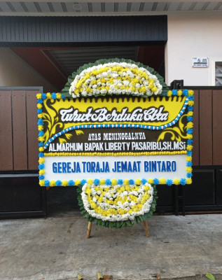 Papan Bunga Duka di Wosak
