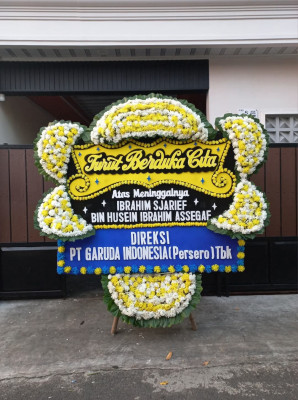 Papan Bunga Duka di Wosak